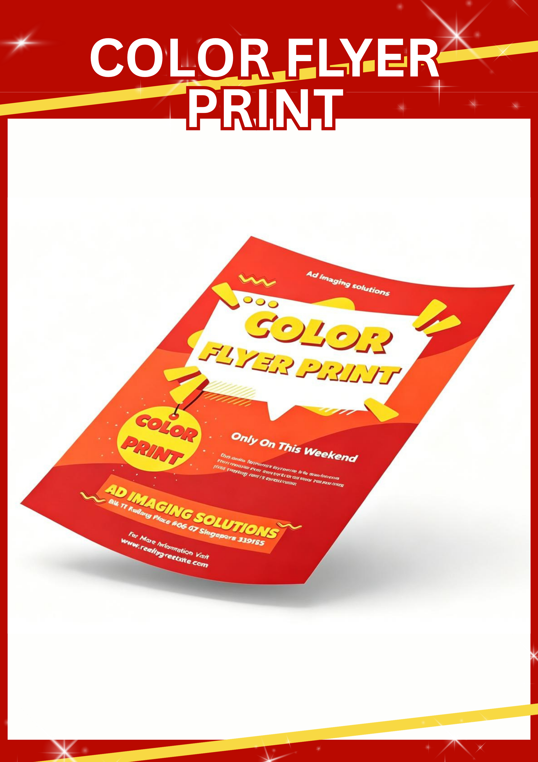 Flyer Color print--10pcs