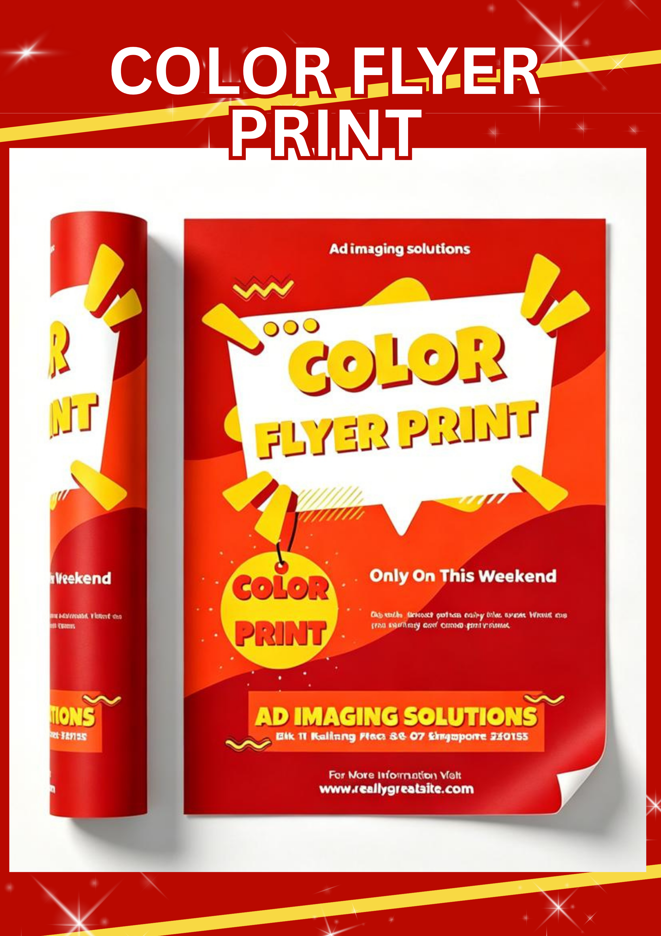 Flyer Color print--10pcs