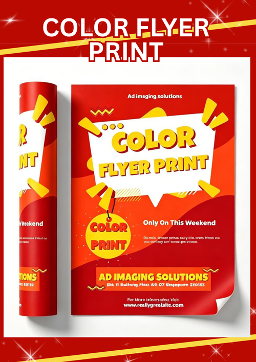 Flyer Color print--10pcs