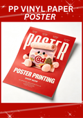PP vinyl paper poster