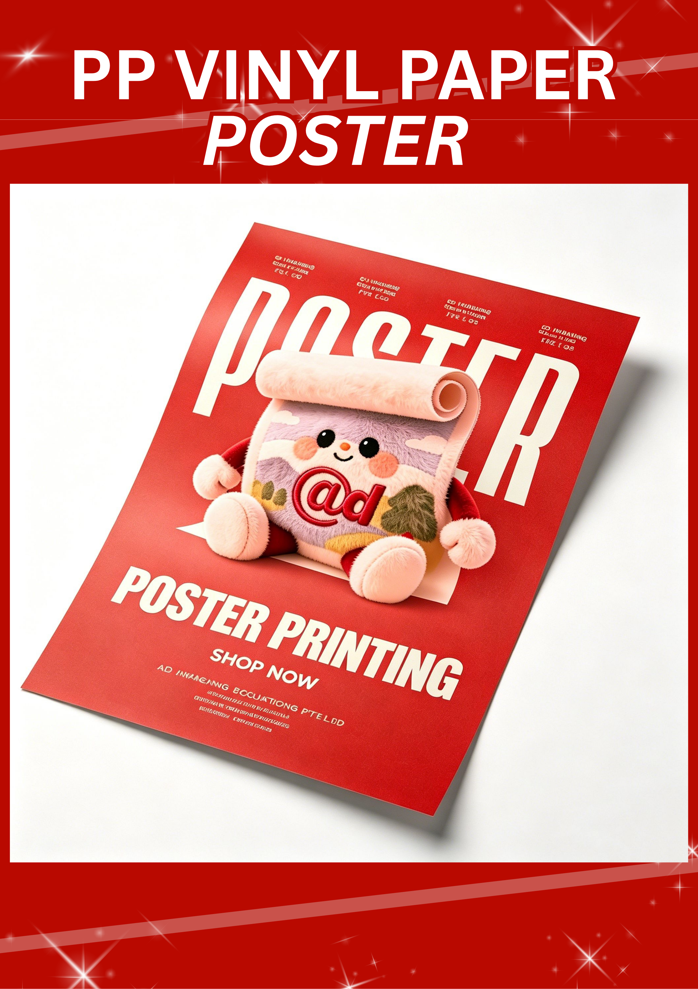 PP vinyl paper poster