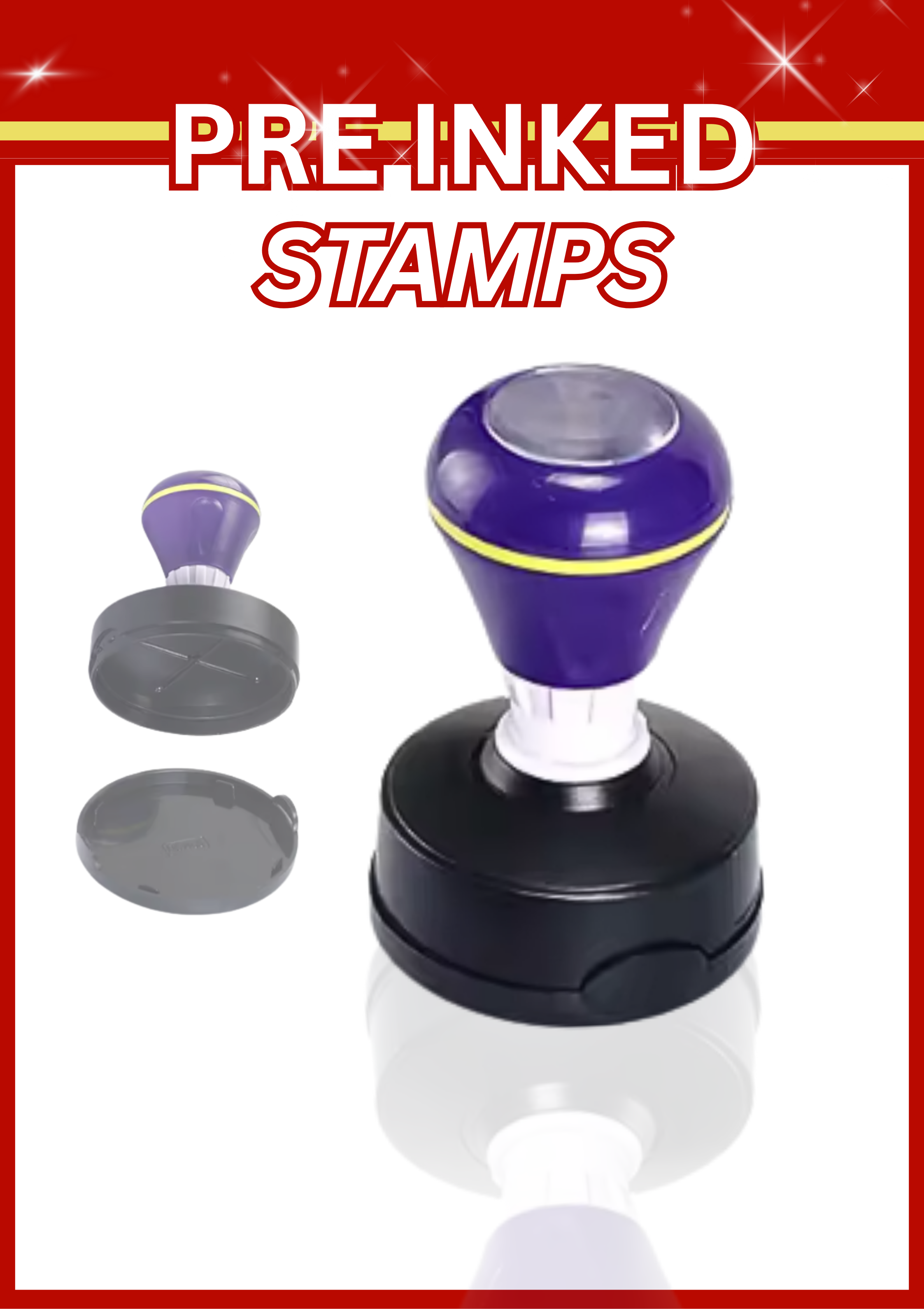 Pre-inked stamp