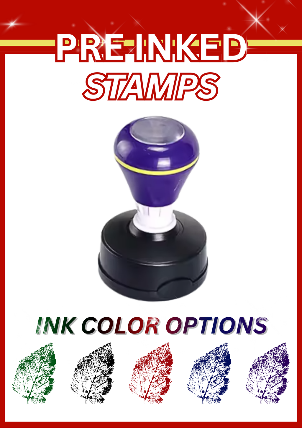 Pre-inked stamp
