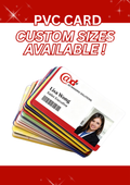 Pvc card 90mmx54mm