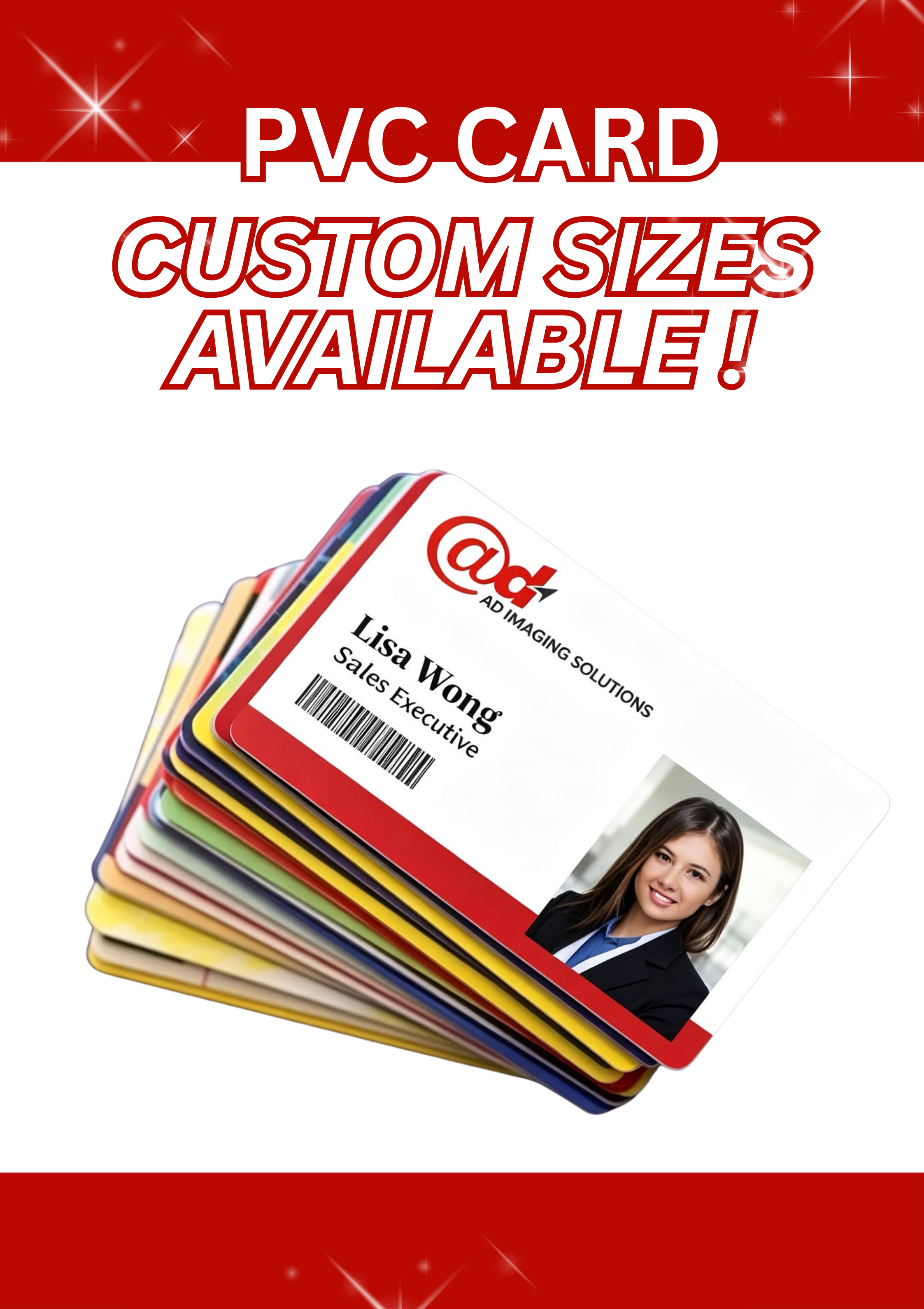 Pvc card 90mmx54mm